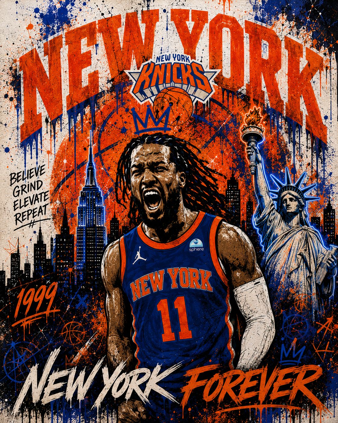 Jalen Brunson Print