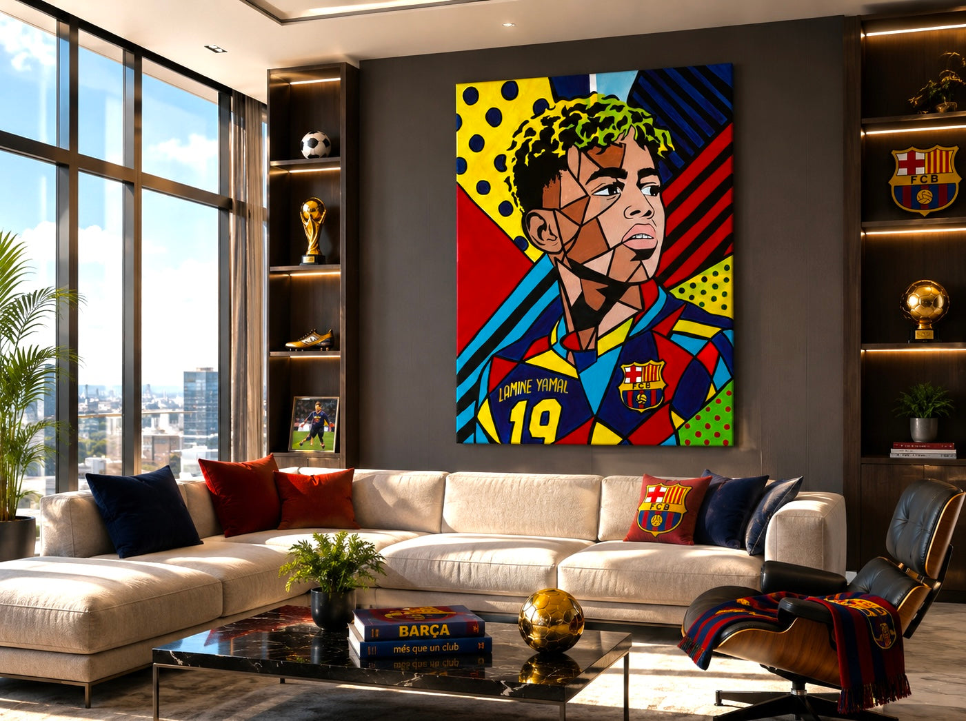 Lamine Yamal Painting