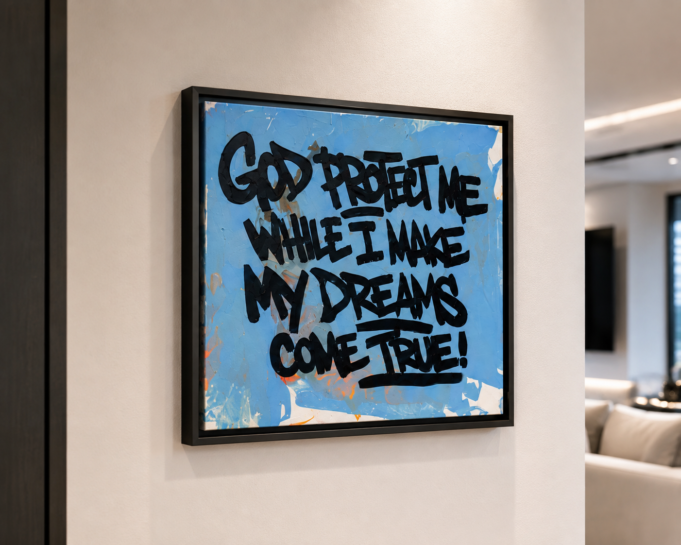 God Protect Me Painting
