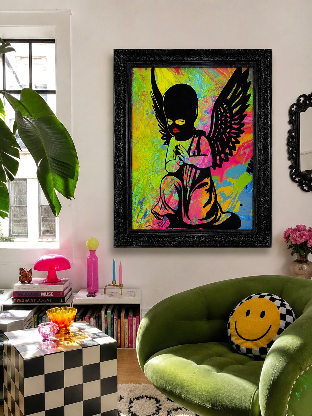 Masked Angel Painting