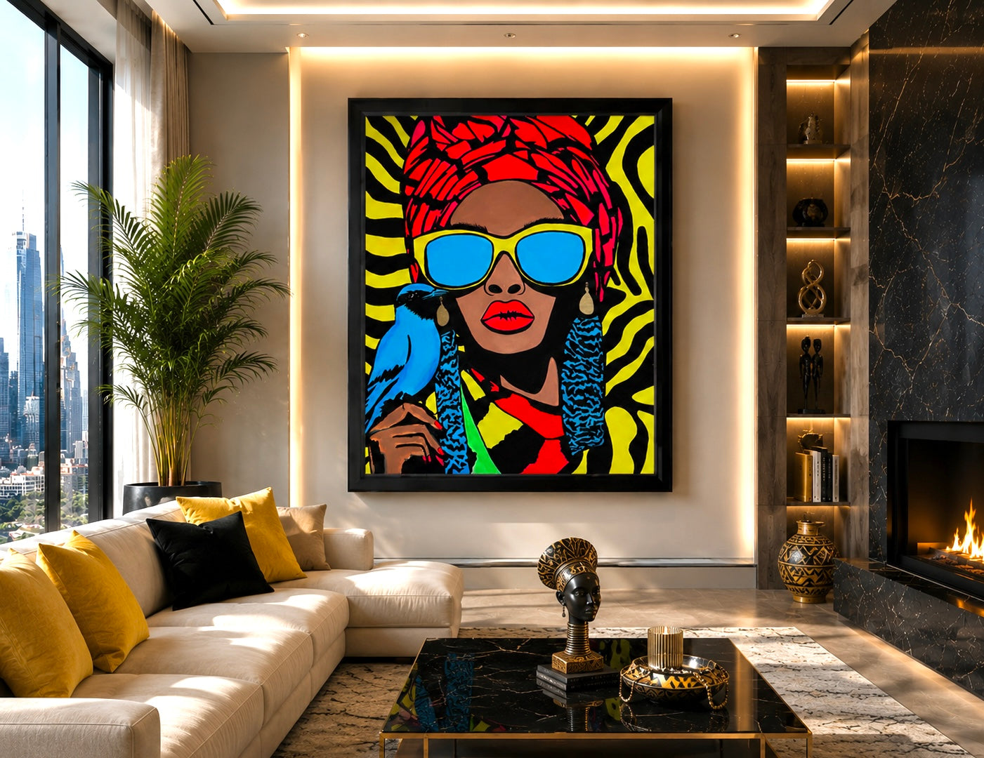 African Queen Painting