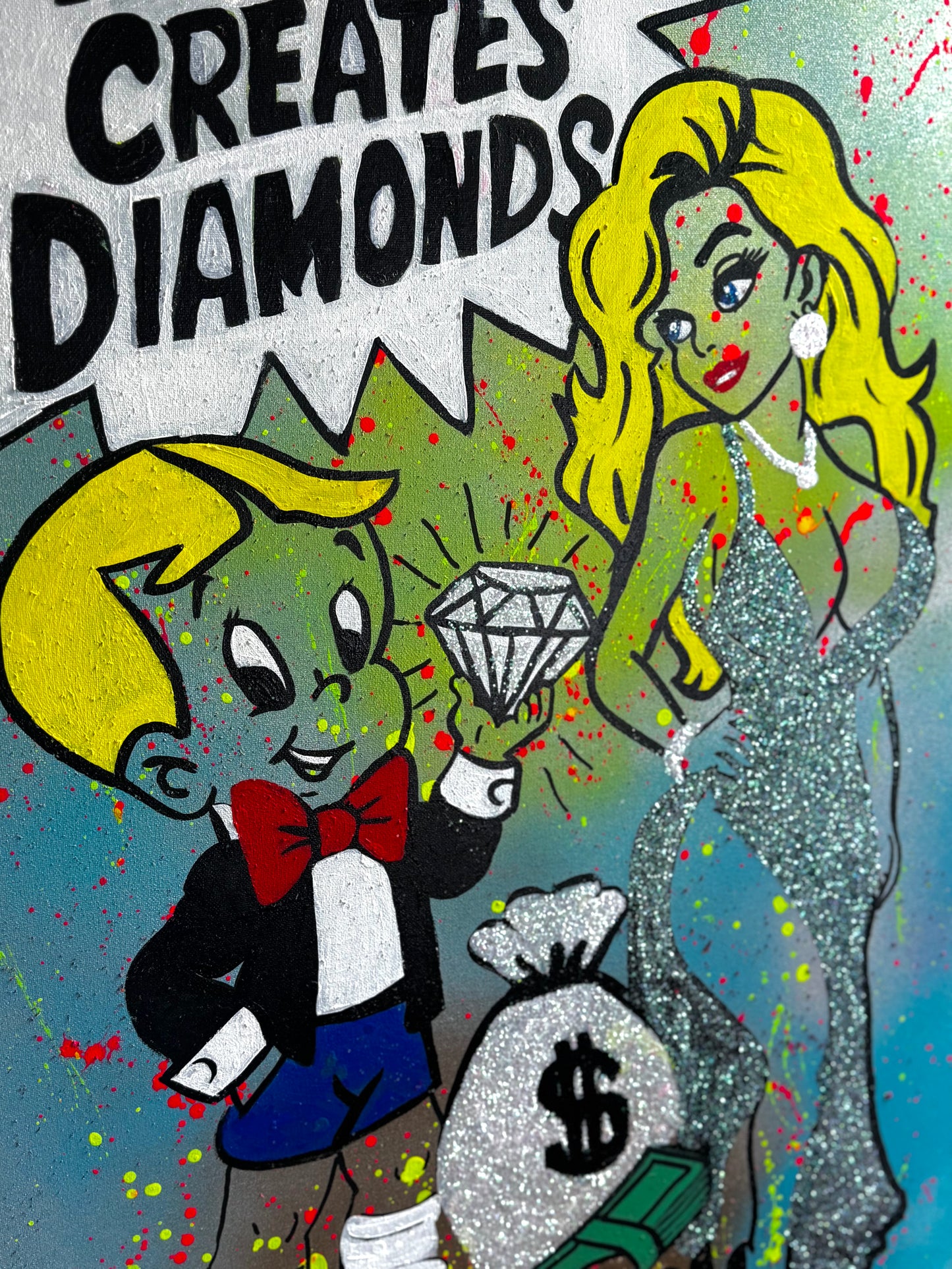 Pressure Creates Diamonds Painting