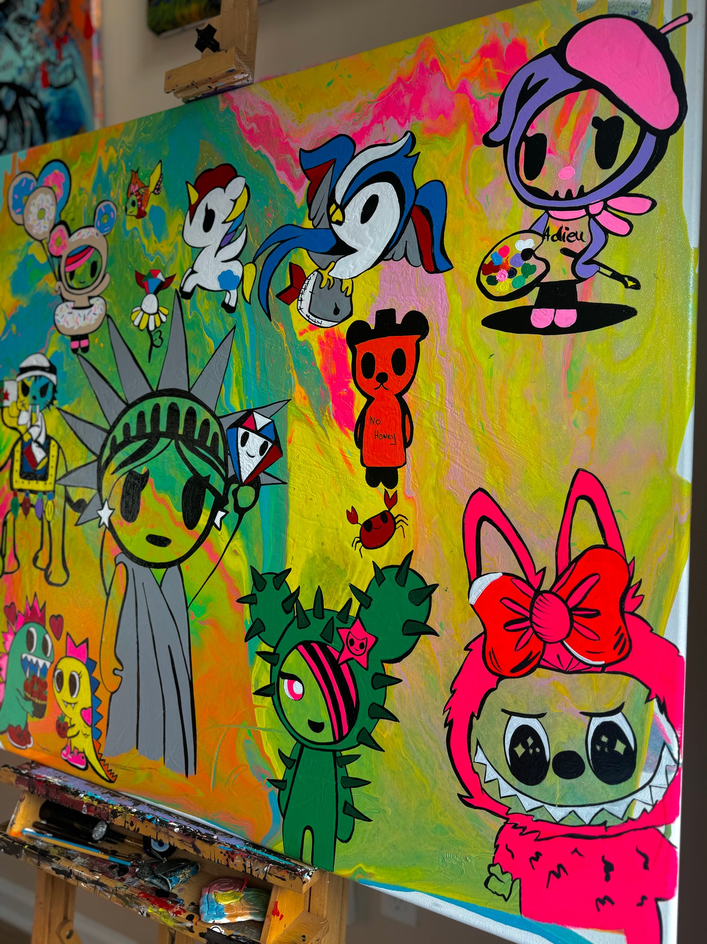 Tokidoki meets Algeria Painting