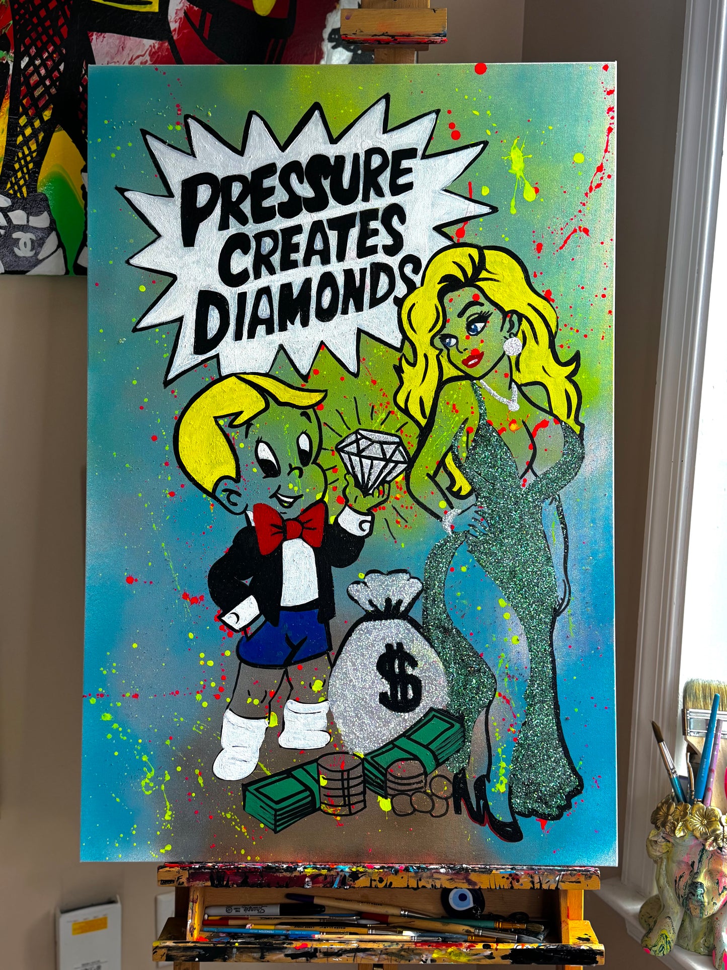Pressure Creates Diamonds Painting