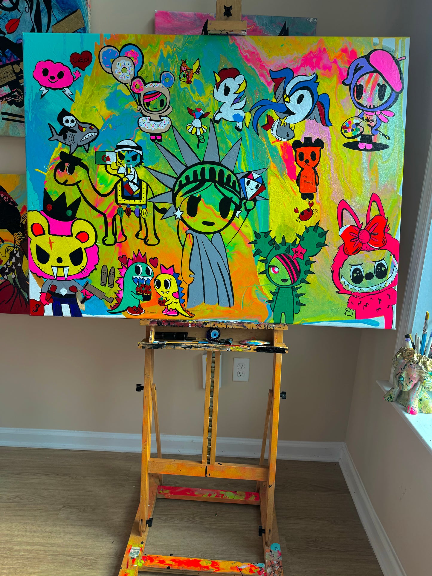 Tokidoki meets Algeria Painting