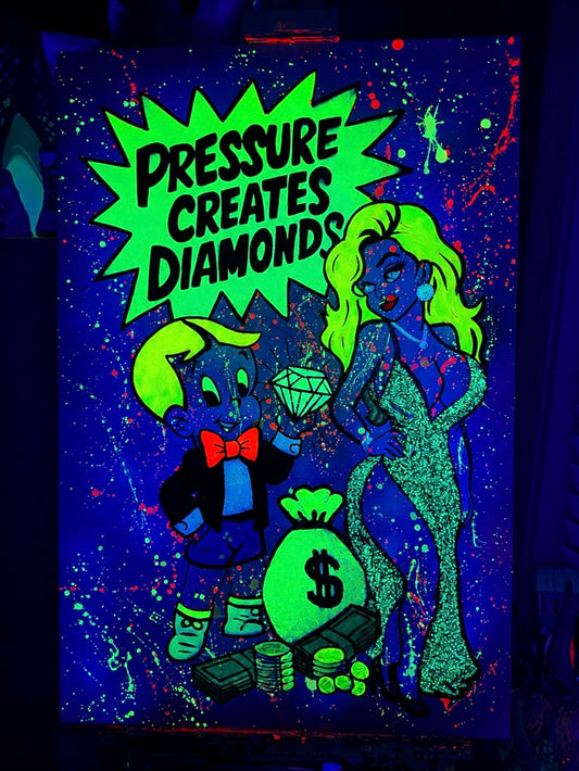Pressure Creates Diamonds Painting