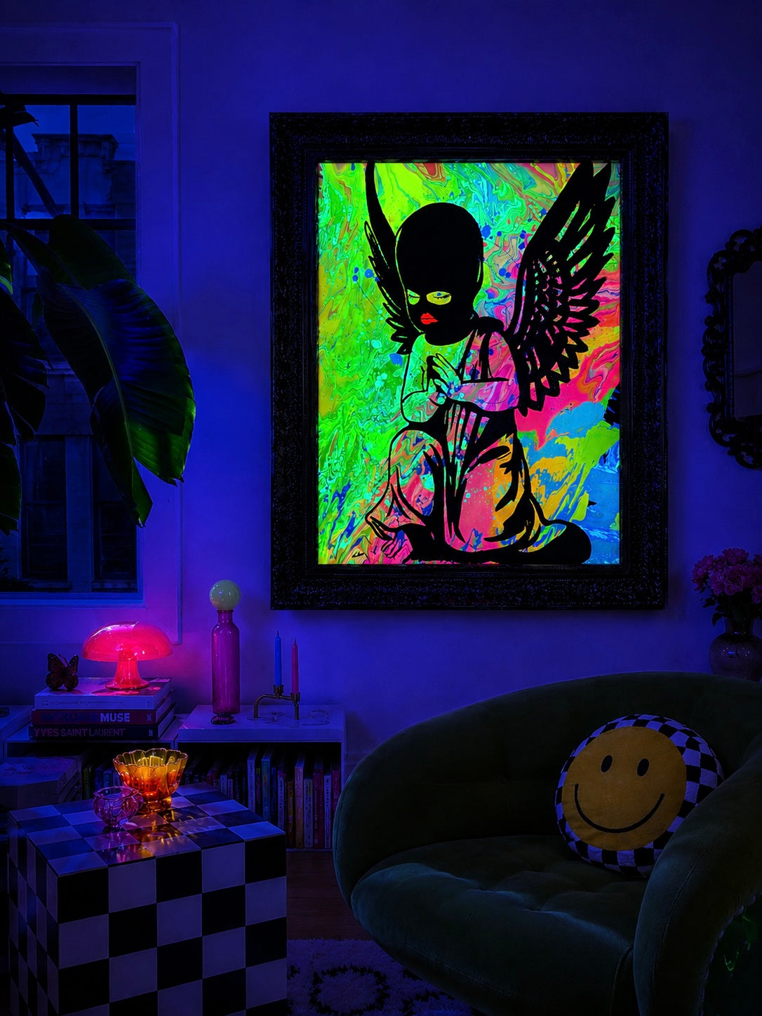 Masked Angel Painting