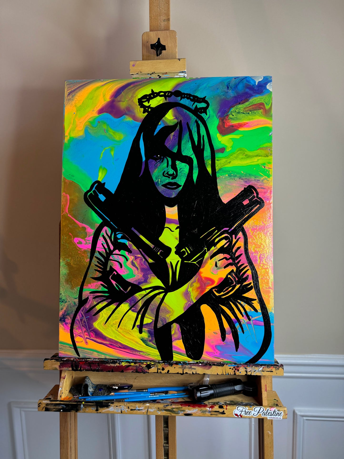 Angel of Protection Painting