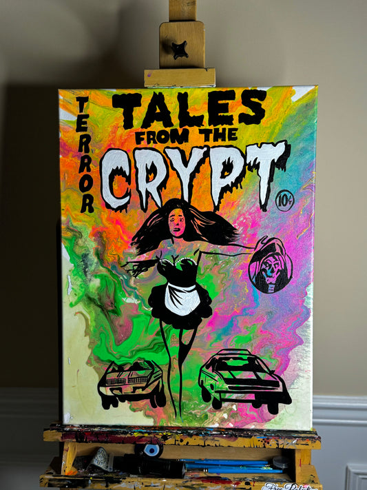 Terror Tales From The Crypt Painting