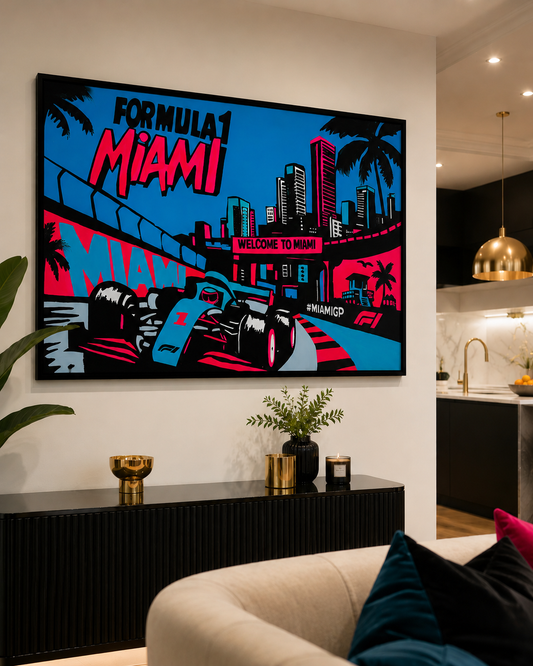 Formula One Miami Painting