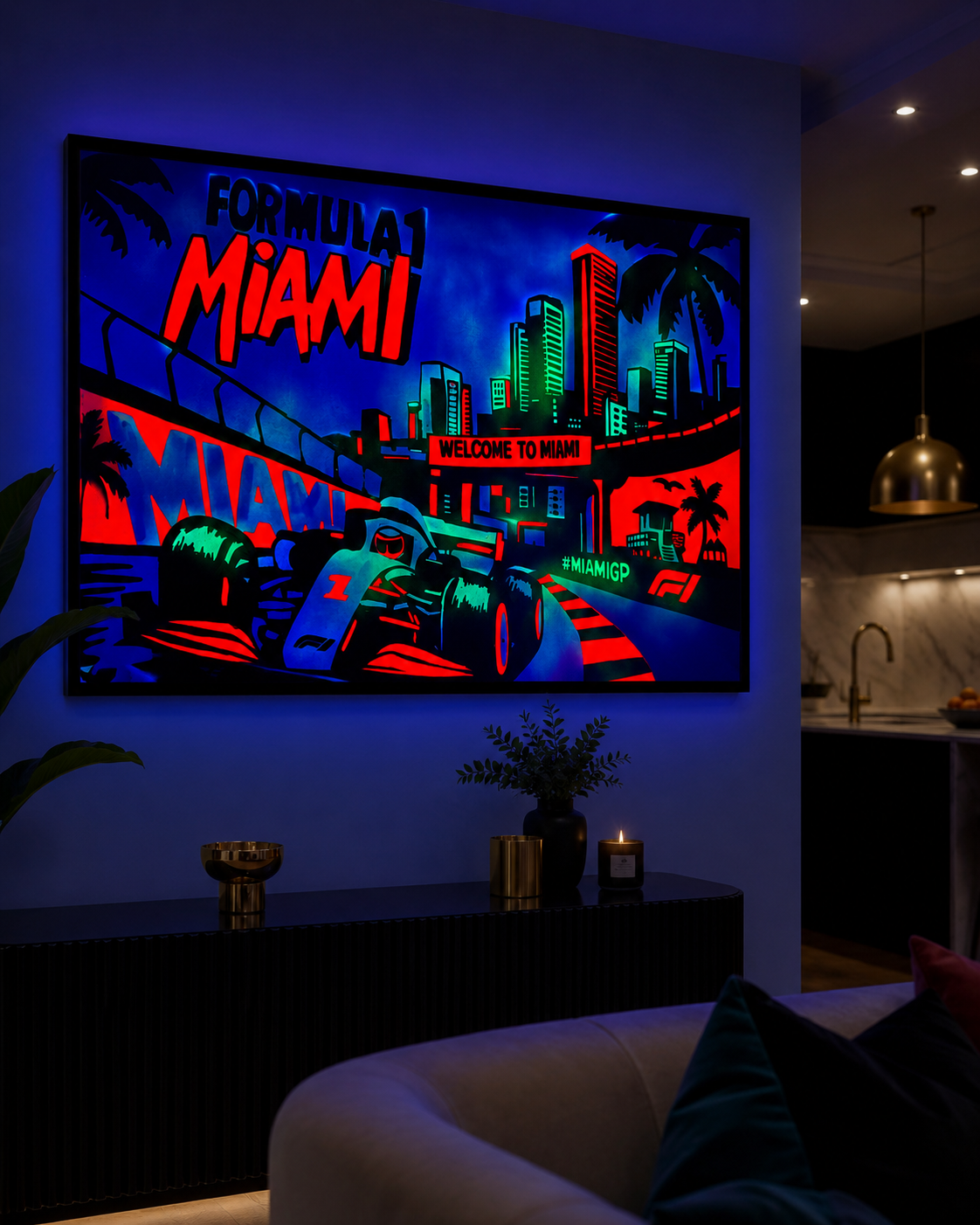 Formula One Miami Painting